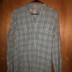 J CREW—Fitted Plaid Button Down Shirt✨